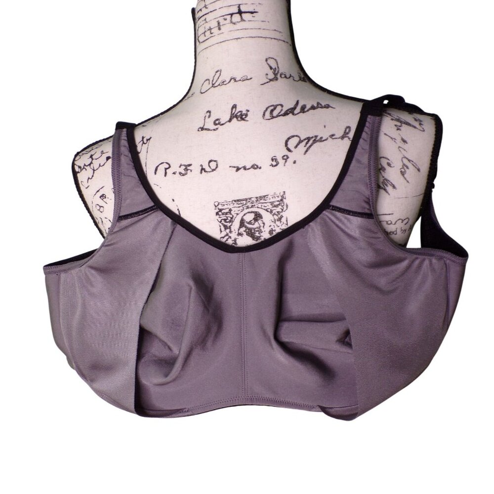 🆕CHANTELLE Everyday High Support Underwire Sports Bra 38DDDD Black #15M1 - Picture 11 of 11